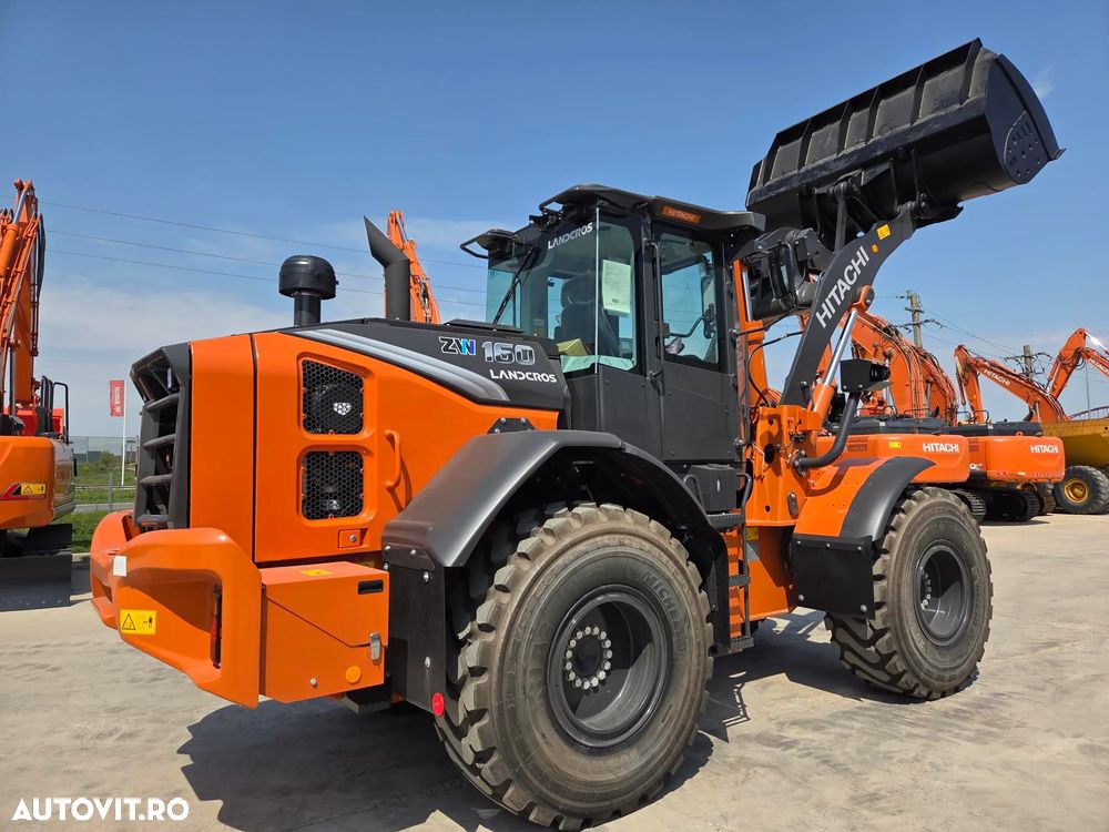 Hitachi ZW160-7, NOU 2026, cupa 2,5mc, 14,5tone, Anvelope MICHELIN, cantar din fabrica, gresare automata, motor 173CP, camera spate, camere laterale, scaun operator pneumatic, produs in JAPONIA, posibilitate leasing 5 ani, GARANTIE 3 ANI-PROMOTIE 156.900 EUR - 15