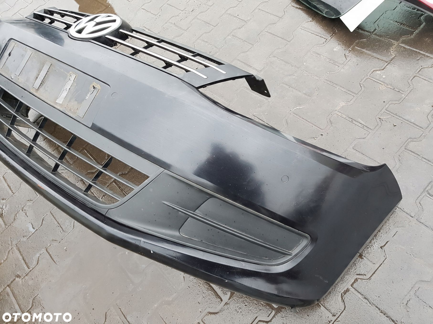 VW SHARAN 7N 10-15r ZDERZAK PRZÓD PDC GRILL - 7
