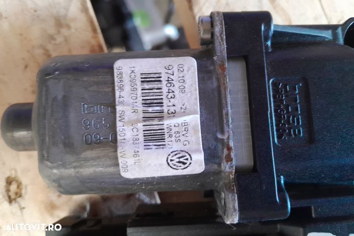 Motoras macara geam fata stanga 1K0959701AR Volkswagen VW Passat B6 [ - 2
