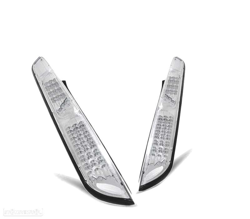 FAROLINS TRASEIROS LED FORD FOCUS MK2 08-10 CHROME CROMADO - 1