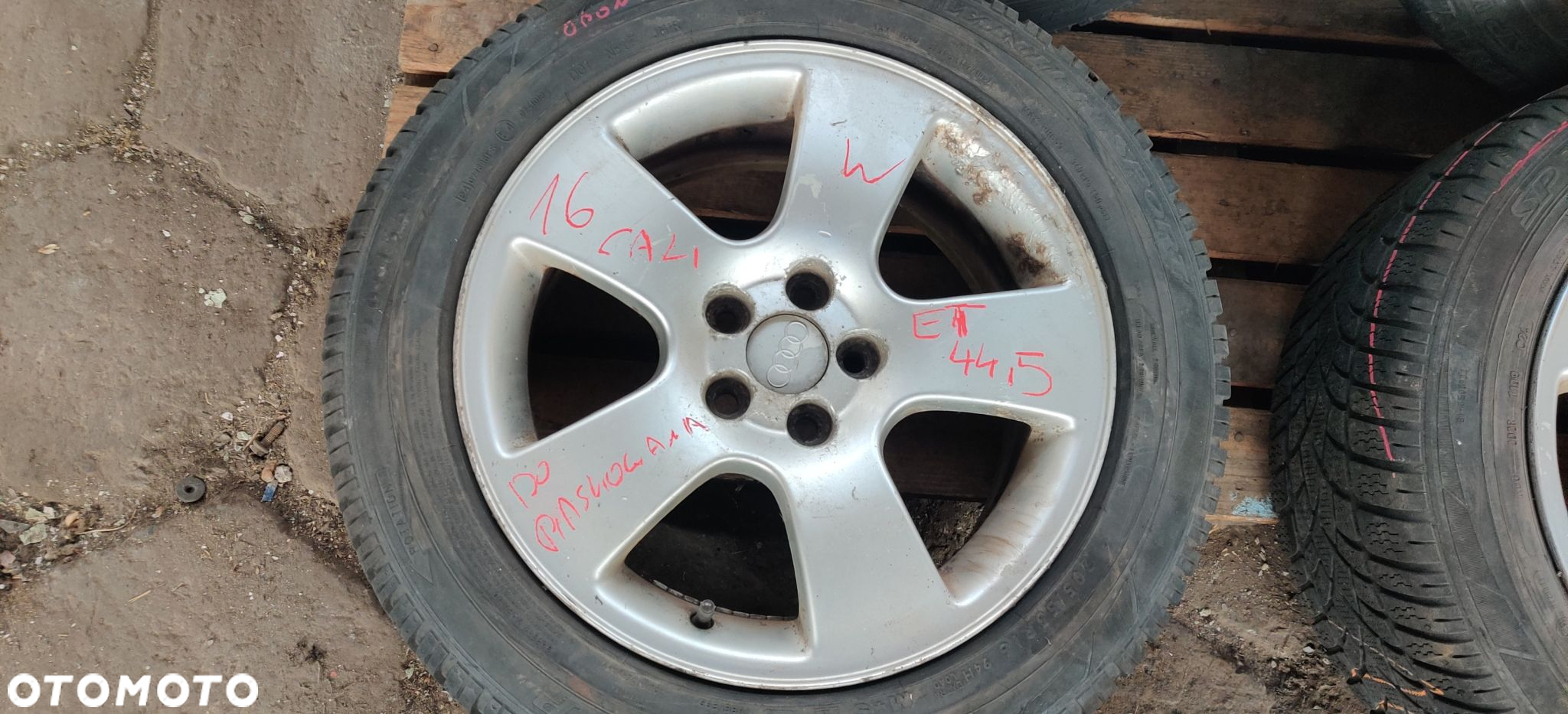 FELGI ALUMINIOWE ALUMY ALUSY KOŁA 16 CALI 5X112 AUDI A4 SHARAN PASSAT - 3