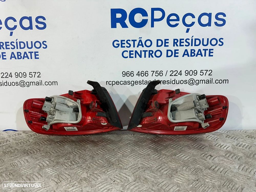 .Conjunto Farolim Tras Traseiro Esquerdo Direito Original Audi A4 B8 8K Carrinha Avant Allroad LED 8K9945095B 8K9945096B 2007 - 2015 - 4
