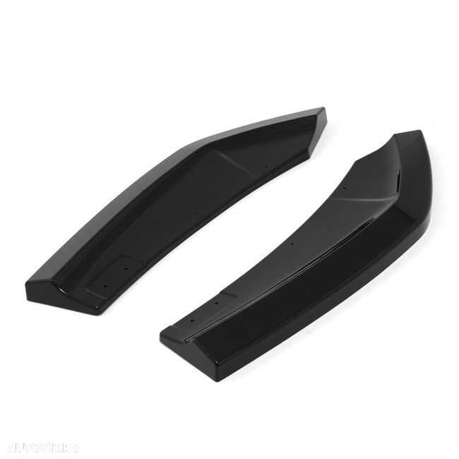 Extensii Splitere Prelungiri Bara Spate Jos Ornamente Laterale BMW X3 G01, Negru Lucios - 2
