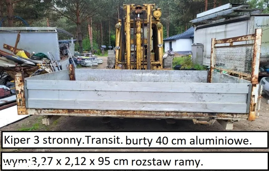 Kiper wywrot burty aluminium Mercedes Renault Scania Kia Nissan Iveco HDS - 13