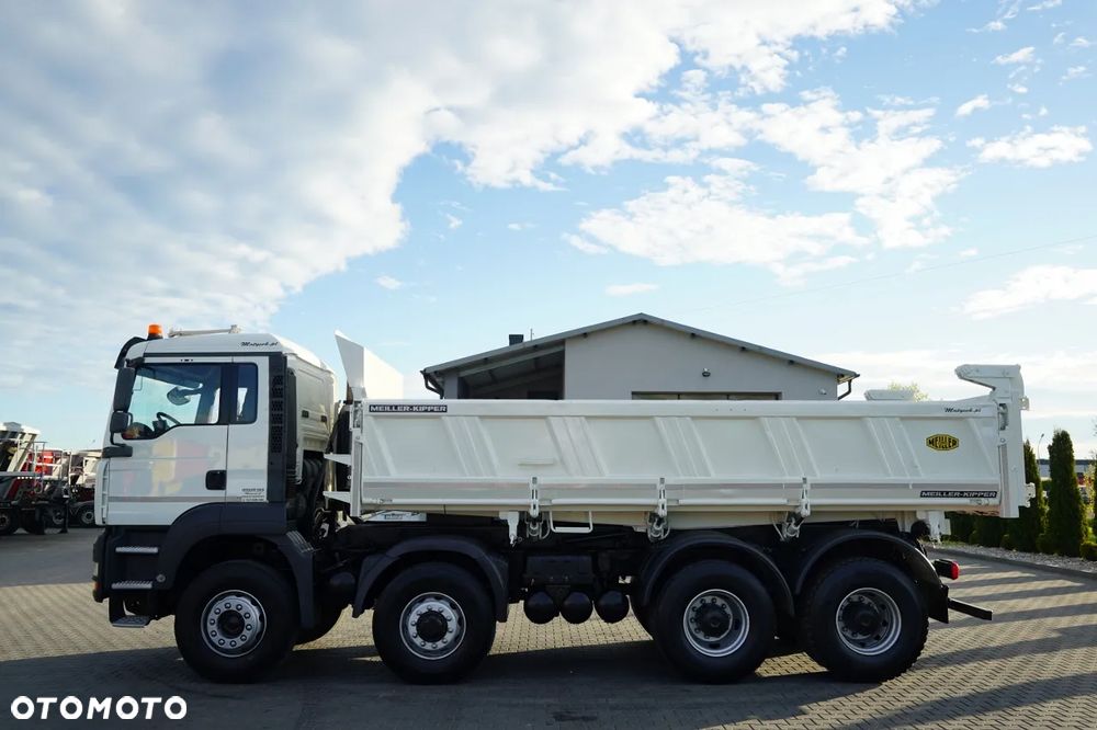 MAN TGA 35.480 / 8x6 / WYWROTKA 2 STRONNA / HYDROBURTA / MEILLER KIPPER / MANUAL / KAMERA - 19