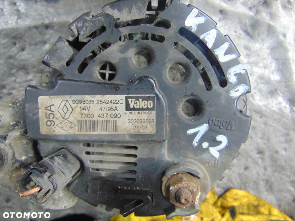 Alternator Renault Kango 1,2 2005 rok