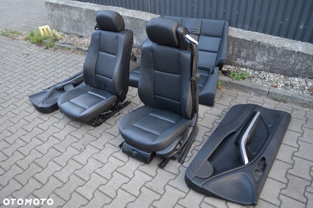 BMW E46 CABRIO FOTELE KANAPA BOCZKI SKÓRA KOMPLET - 4