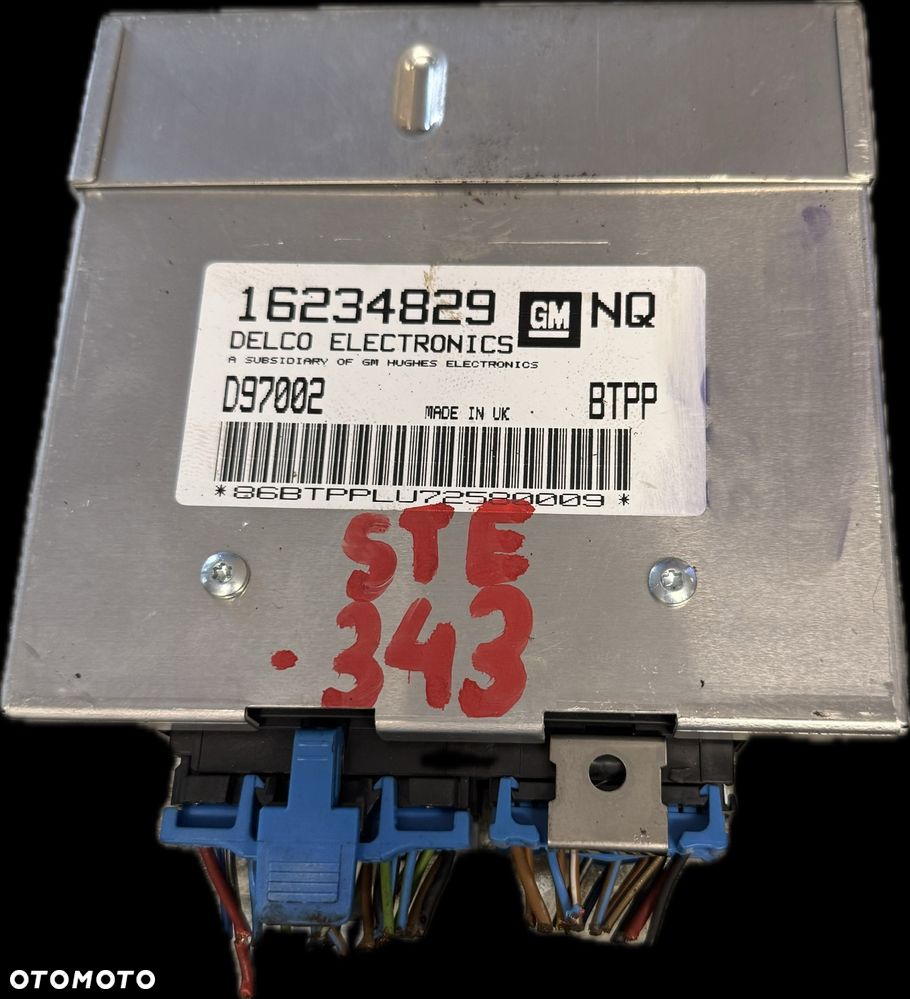 STEROWNIK SILNIKA Ecu Opel 16234829 - 1