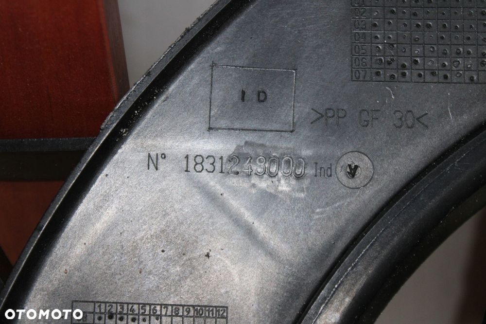 nissan primastar lift- wentylator obudowa wentylatorów 1831248000 - 4