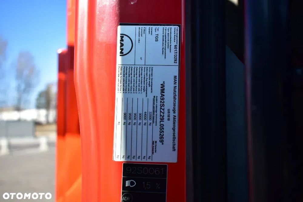 MAN TGS 35.400 8x4 PALFINGER PK 44002 HDS Żuraw Wciągarka TRIDEM - 26