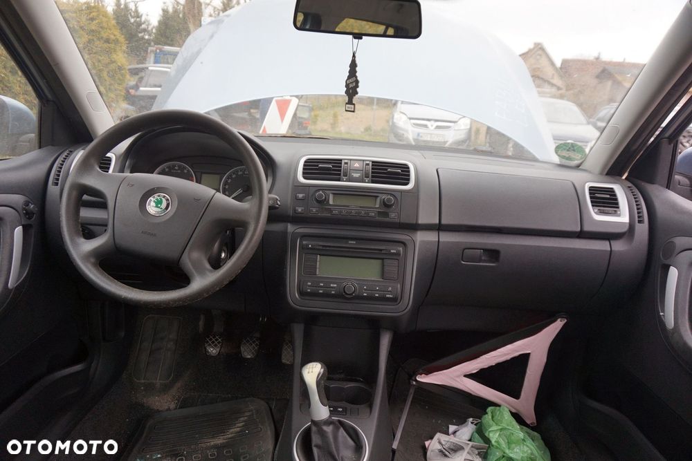 ZESTAW AIRBAG PODUSZKI SENSOR FABIA II 545 5J0880201D 5J1880202C SKODA 2006-2010 - 1