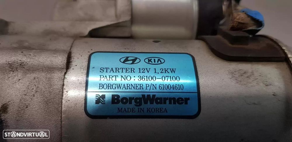 MOTOR ARRANQUE KIA RIO IV 2021 -3610007100 - 1