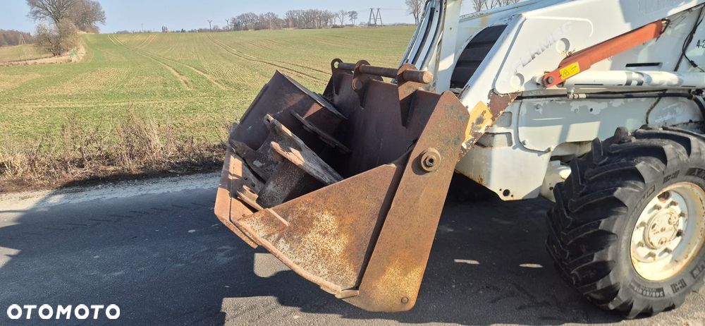 Fermec terex case 760, 3 łyżki , widły, - 4