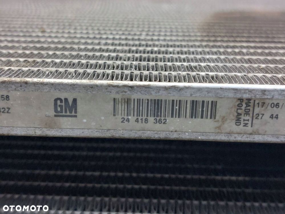 CHŁODNICE KOMPLET + WENTYLATORY OPEL VECTRA C 24418343 24418362 - 4