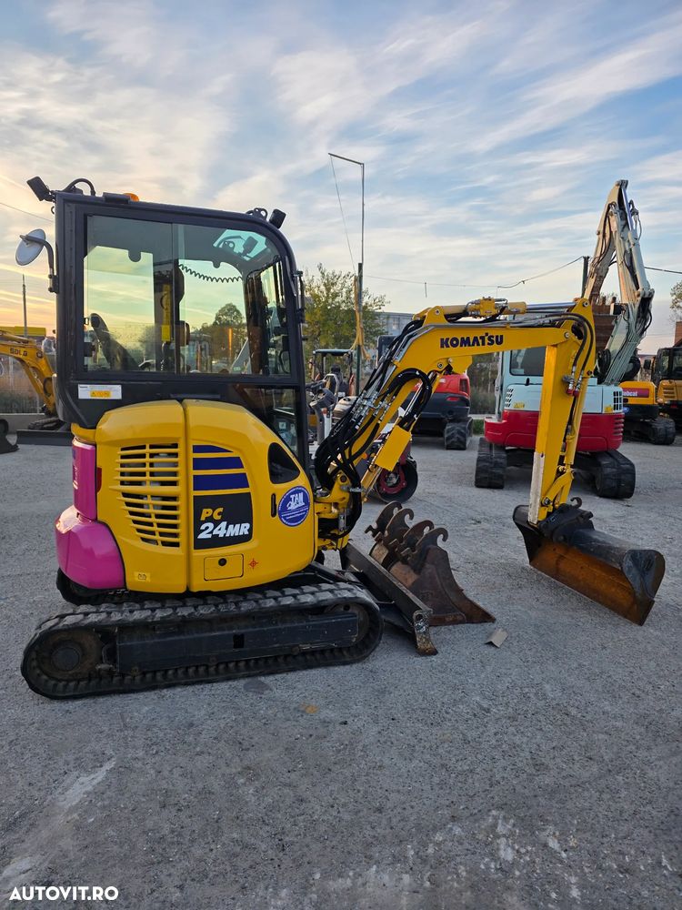 Komatsu PC24MR miniexcavator mini excavator minibuldo - 5