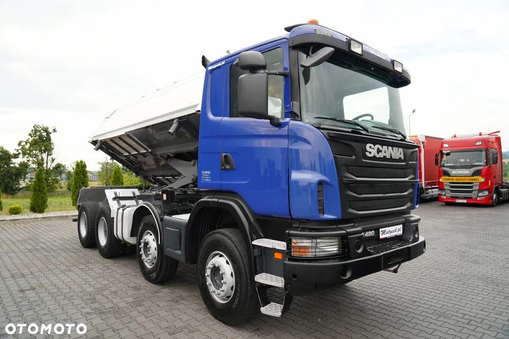 Scania G 480 / 8x4 / WYWROTKA DWUSTRONNA / HYDROBURTA / MANUAL - 14