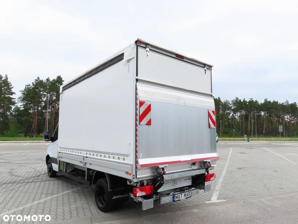 Mercedes-Benz Sprinter 519 CDI 190 KM Firana + Winda Załadowcza 1000 Kg Udźwig Skrzynia 4269 mm Długa 8.E.Palet Rozstaw Osi 4325 mm DMC 3500 Kg Ładowność 763 Kg WZMACNIANY Stan Jak NOWY Gotowy Dostępny OKAZJA - 6