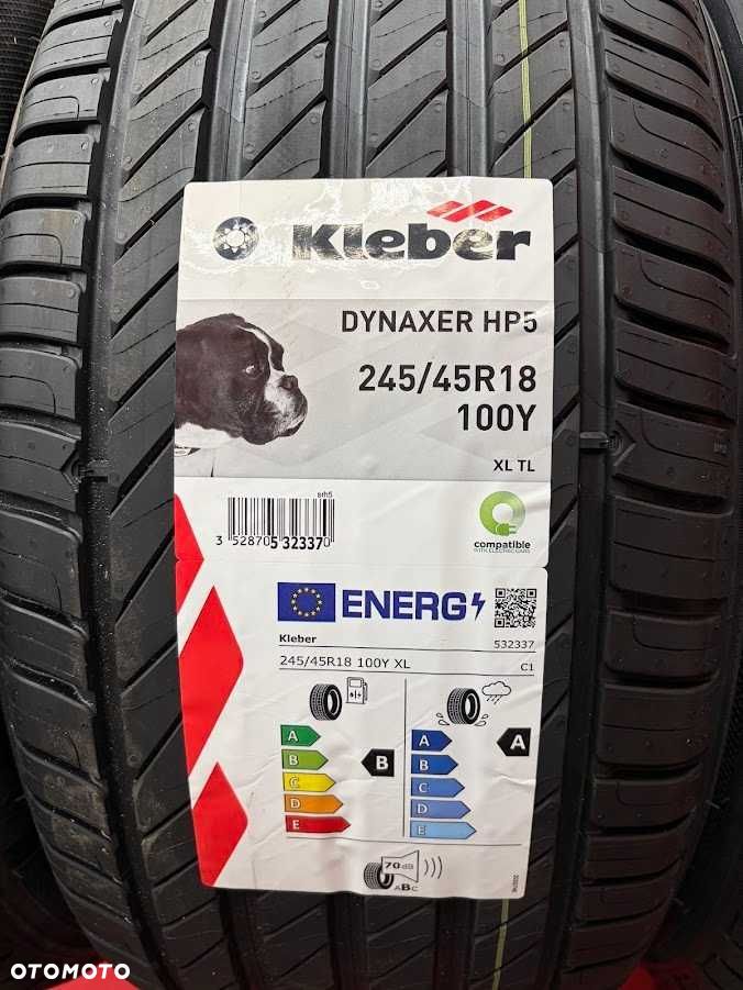 245/45R18 Kleber Dynaxer HP5 cztery nowe opony letnie - 2