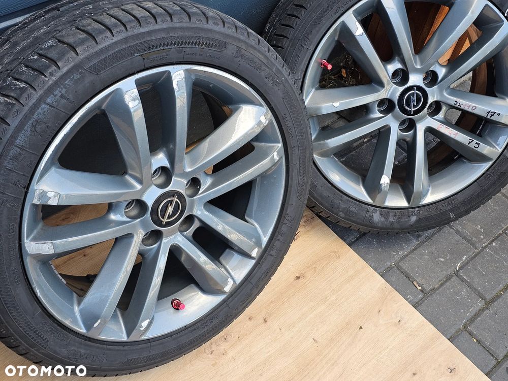 KOŁA FELGI ALUMINIOWE OPONY OPEL VECTRA C ASTRA H ZAFIRA B SIGNUM 17" 5x110 ET41 225/45/17 - 8