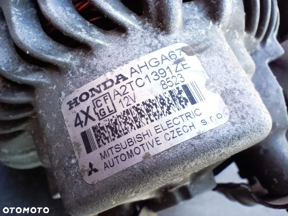 Honda Civic VIII 8 UFO alternator a2tc1391ze 1.8 benzyna R18A2agha67 - 4