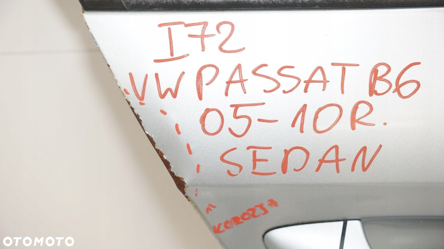 DRZWI PRAWY TYŁ VW PASSAT B6 05-10R SEDAN LB5M - 6