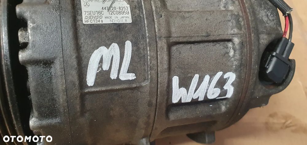 Sprężarka klimatyzacji pompa klimy Mercedes ML W163 447220-8253 A0002306411 - 10