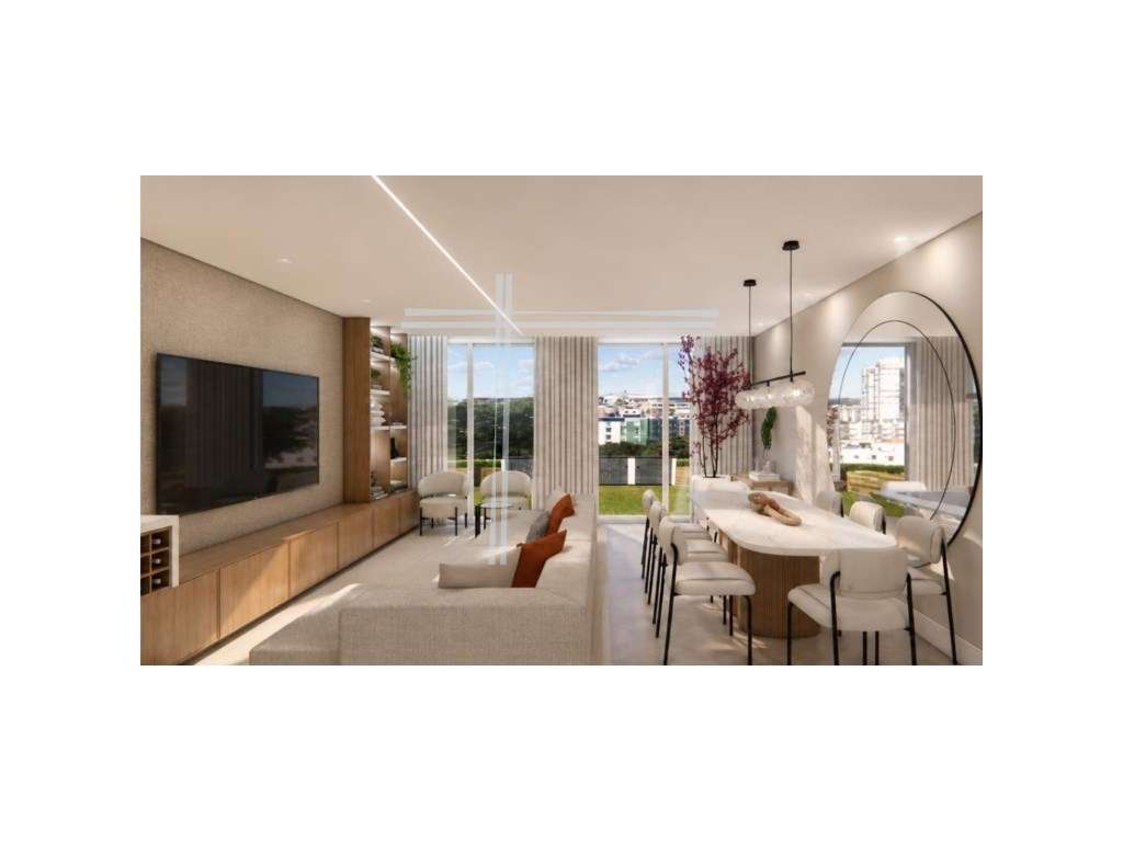 Moradia em banda T3, arquitetura contemporânea com piscina - Vale F... - Grande imagem: 3/19