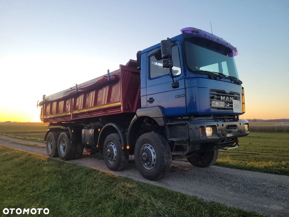 MAN 35.410 8x8 F2000 pojazd specjalistyczny Wywrotka 3-Stronna stan BDB - 2