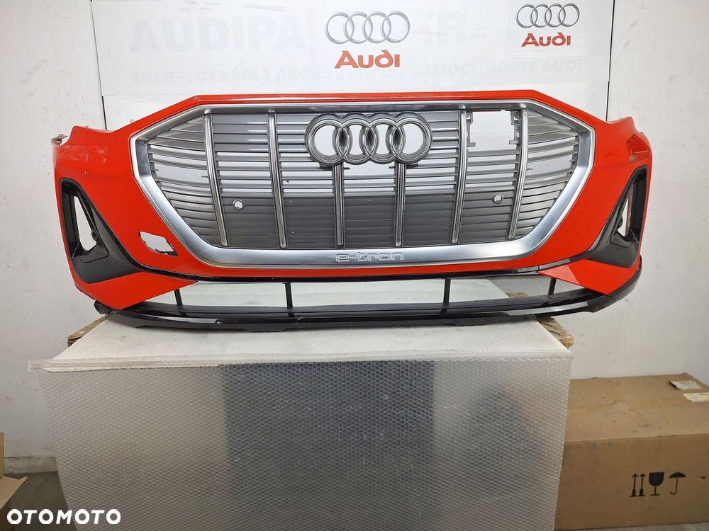 ZDERZAK AUDI -E-TRON 4K 4KE S-LINE ORYGINAŁ OE ASO LIFT PO LIFCIE - 1
