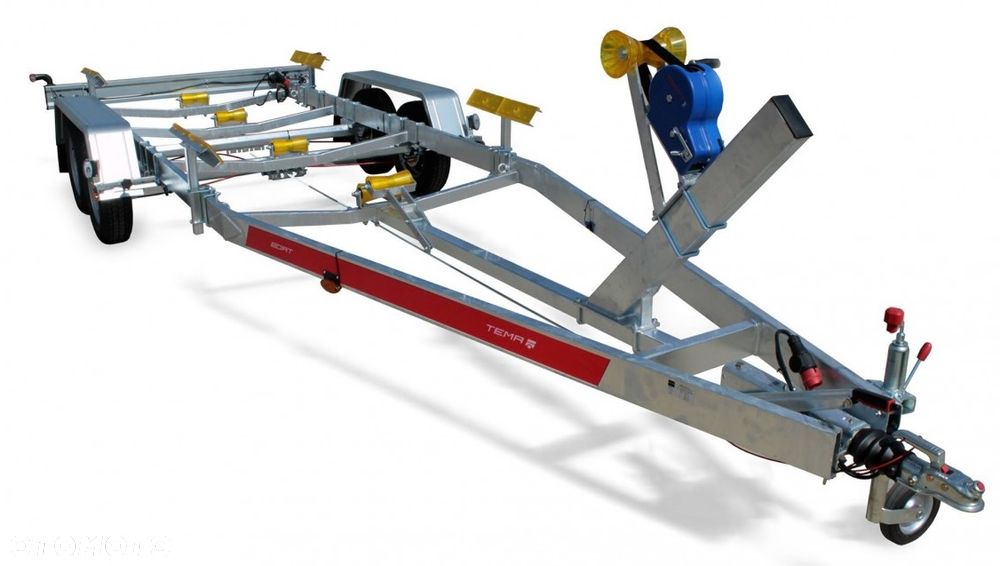 TEMARED Przyczepa B20 łódź do 6,5m DMC 2000 kg podłodziowa - 6