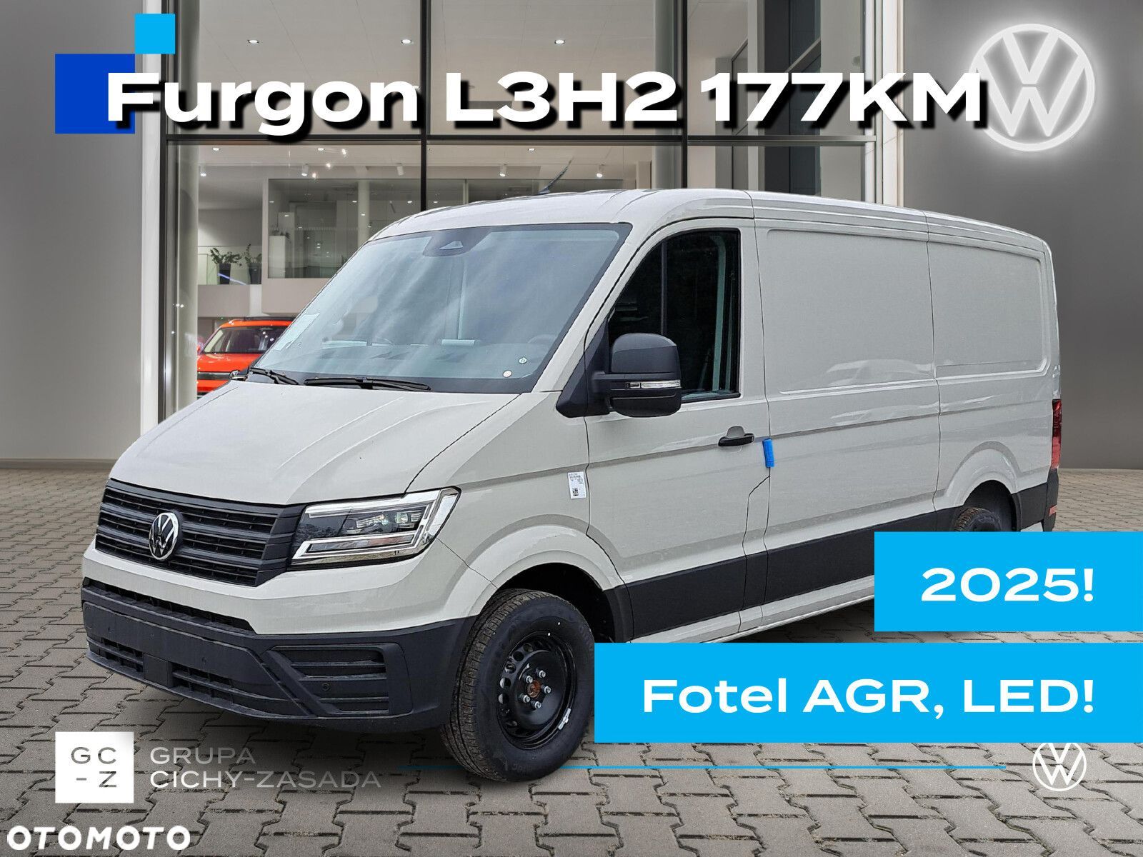 Volkswagen Crafter 35 furgon wysoki dach, 2,0 TDI 177KM, przedni, 6-bieg manualna 3640 mm, Euro 6 - 1