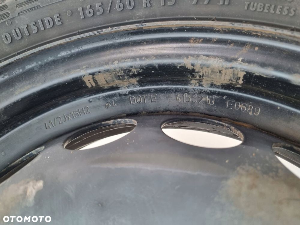 KOŁO ZAPASOWE Toyota Aygo II zapas felga 165/60 R15 4x100 2151610 opona - 3