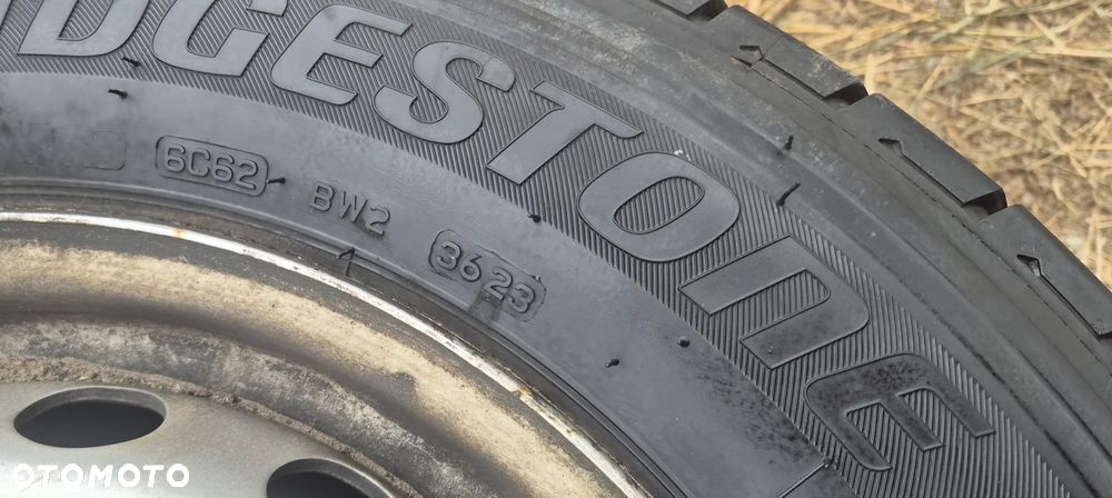 Koła Para 2szt Felga + Opona Bridgestone 2021r 2023r 225/65R16C LATO Renault Master Opel Movano 2010-2024 - 2