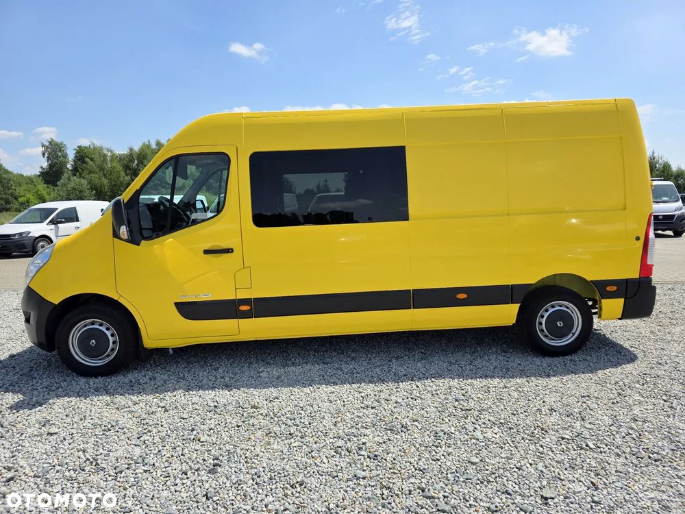 Renault MASTER 2,3 DCI 145 KONNA DOKA BRYGADÓWKA 6 OSOBOWA MAX BLASZAK L3H2 KLIMA 2 X WEBASTO KAMERA NAVIGACJA 179T/KM PRZEBIEGU GWARANCJA - 2