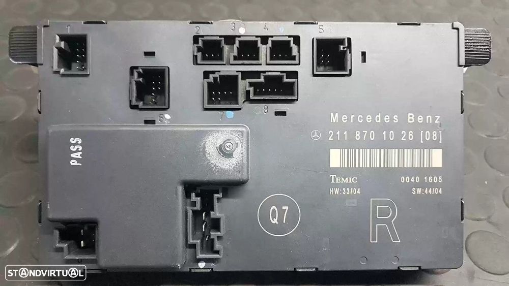 CENTRALINA FECHO MERCEDES-BENZ CLASSE E 2006 -A2118701026 - 3