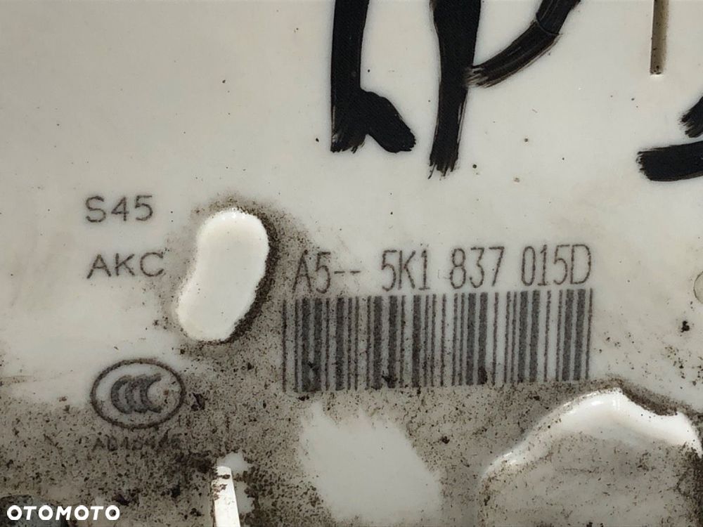 ZAMEK DRZWI LEWY PRZÓD - 83.00 PLN - VW GOLF VII (5G1, BQ1, BE1, BE2) 2012 - 2022 1.6 TDI 77 kW - 4