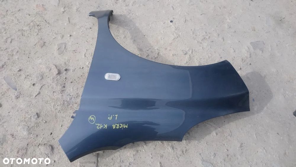 ZDERZAK PRZÓD PRZEDNI NISSAN MICRA K12 62090AX600 BIAŁY CZERWONY SREBRNY - 19