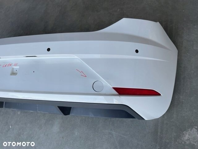 SEAT LEON III 3 5F0807421 ZDERZAK TYLNY TYŁ 4 PDC - 5