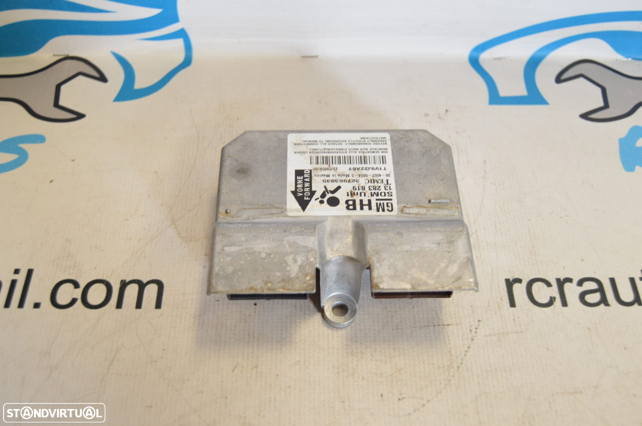 CENTRALINA ECU SENSOR AIRBAG TEMIC 13283819 OPEL CORSA D S07 1.3 CDTI 75CV A13DTC - 2