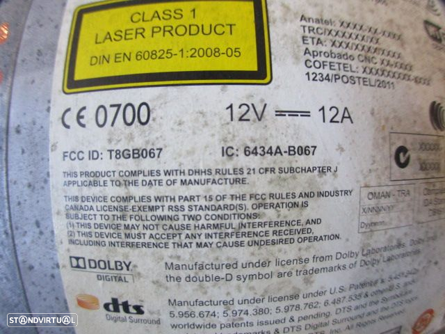 Radios 6434AB067 1030921000 CI931103501 BMW SERIE 5 F10 FASE 1 2012 525 XDRIVE 2.0D 4X4 218CV 4P PRETO HARMAN NBT HU / HB068 - 8