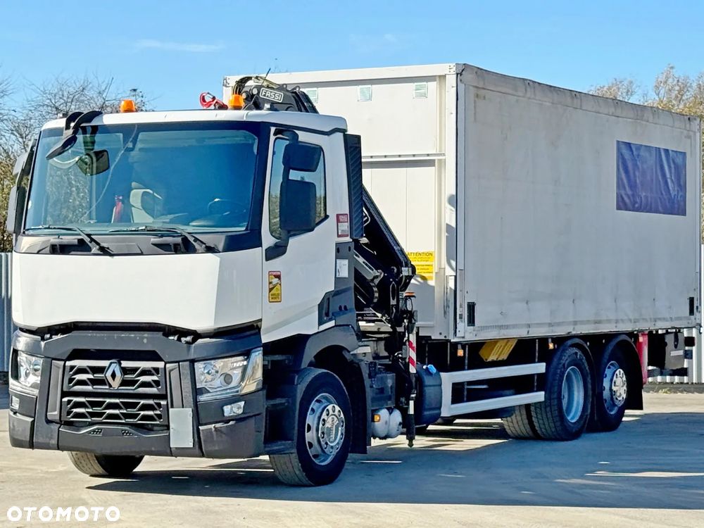 Renault T380 * PLANDEKA 6,80 m * FASSI F120B.2.22 * STAN BDB - 4