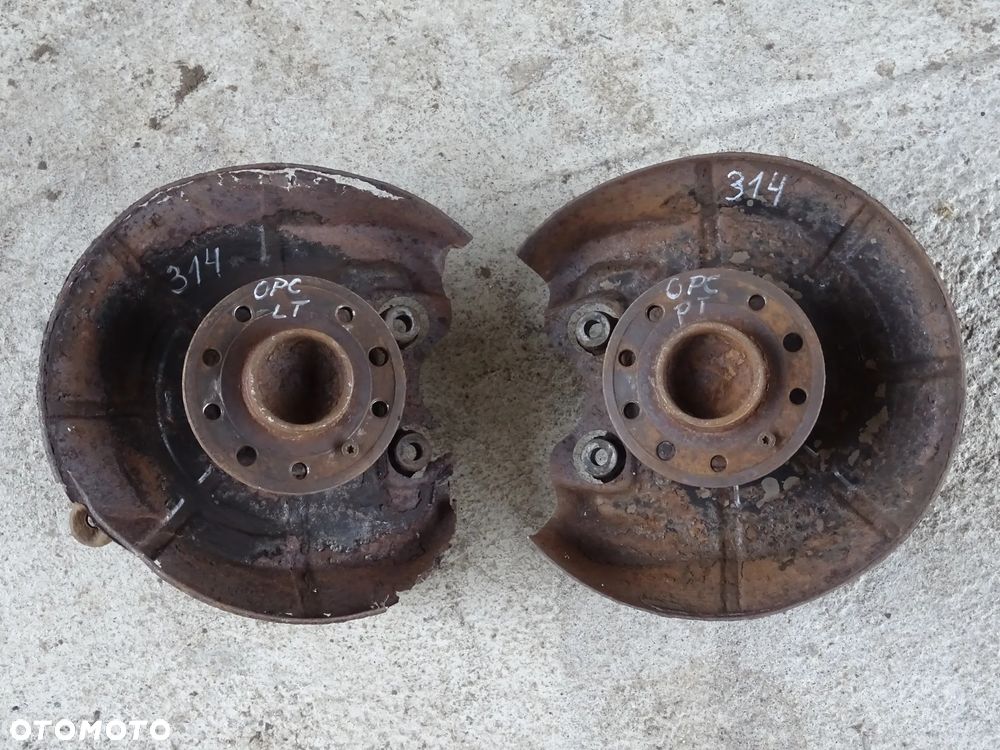 OPEL VECTRA C OPC SIGNUM PIASTA ZWROTNICA TYŁ OSŁONA HAMULCA TARCZA KOTWICZNA 292mm PRAWA LEWA - 9
