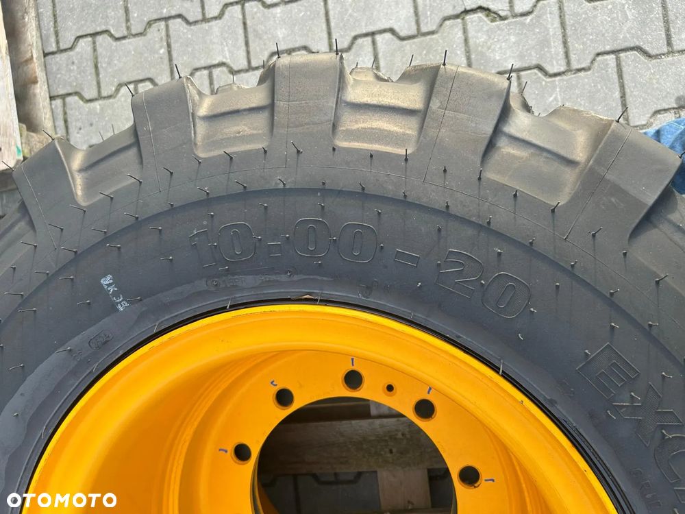 KOŁA BLIŻNIAKI JCB JS + PIERŚCIENIE 10,0X20 MITAS EM22 DEMO - 5