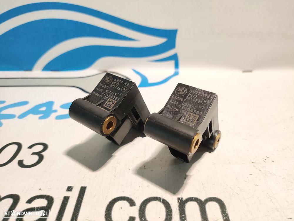 SENSOR SENSORES IMPACTO EMBATE COLISÃO AIRBAG MINI COOPER R56 65776977398 6977398 R55 CLUBMAN SERIE 5 E60 E60 LCI E61 E61 LCI SERIE 6 E63 E63 LCI - 1