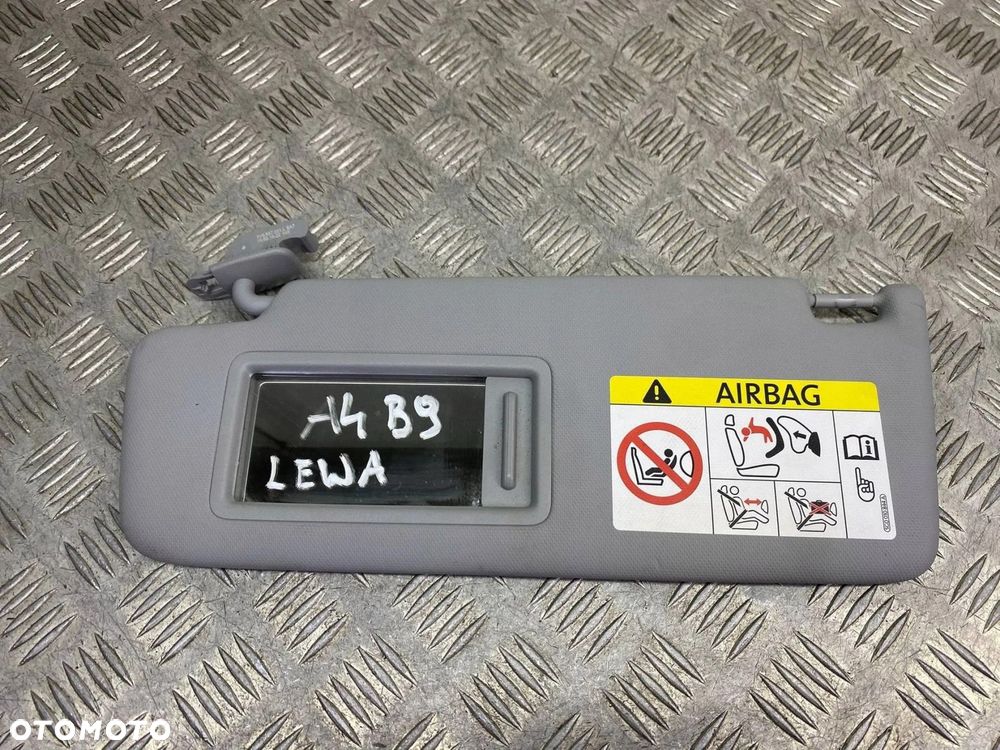 OSŁONA PRZECIWSŁONECZNA DASZEK LEWY AUDI A4 B9 OE 8V5857551L - 3
