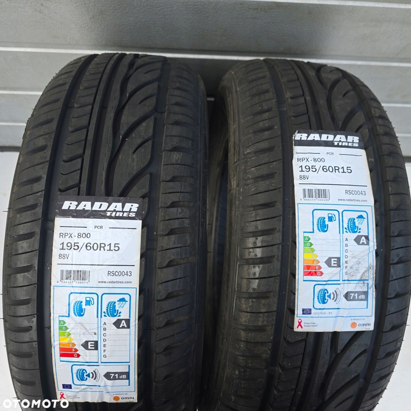 RADAR TIRES RPX-800 195/60R15 88V NOWE 2X - 1