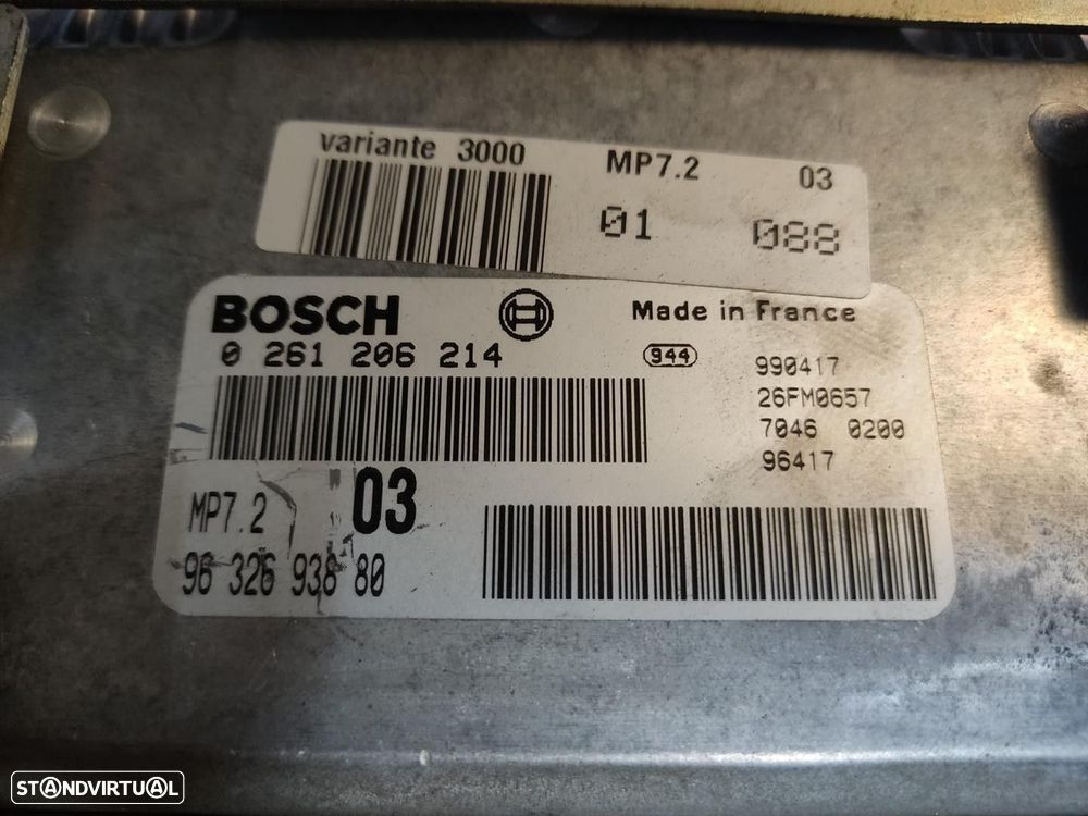 CENTRALINA MOTOR UCE PEUGEOT 306 1999 - 3