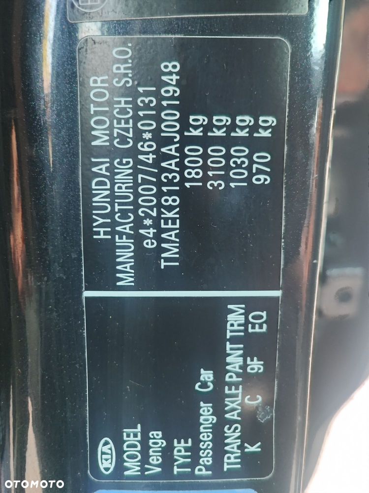 Kia Venga 1.4 CRDi 90 Vision - 26