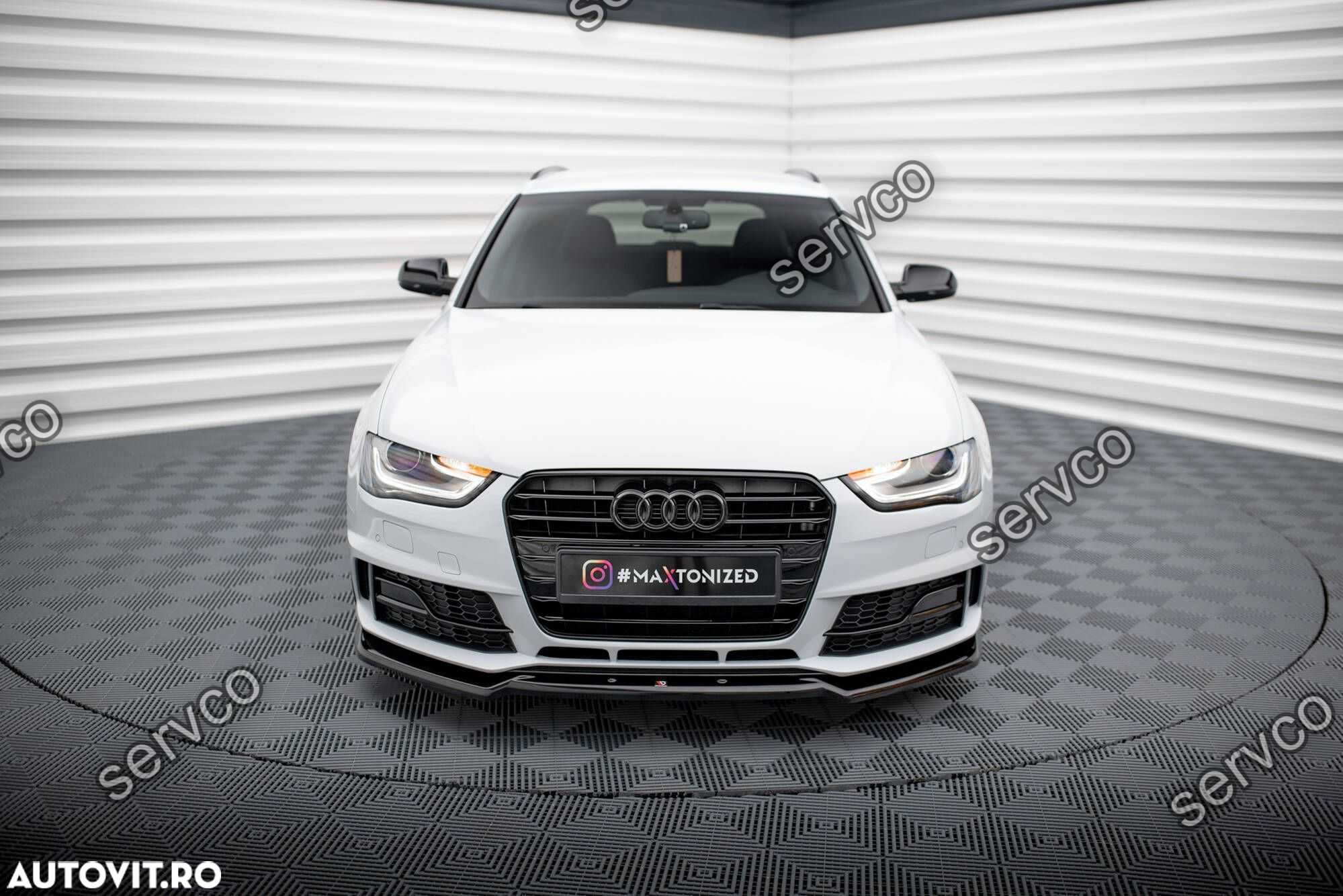 Prelungire bara fata Audi A4 Competition B8 2011-2015 v2 Maxton Design - 3