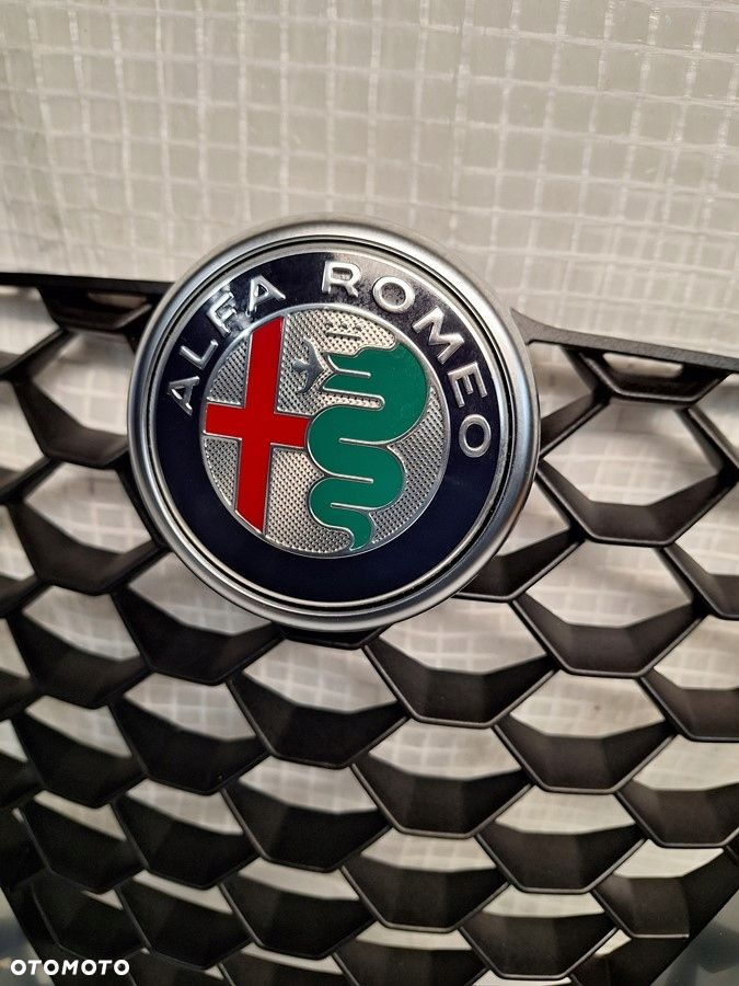 atrapa grill alfa romeo giulia 2016- chrom satyna orginal alfa nowy clasic - 5